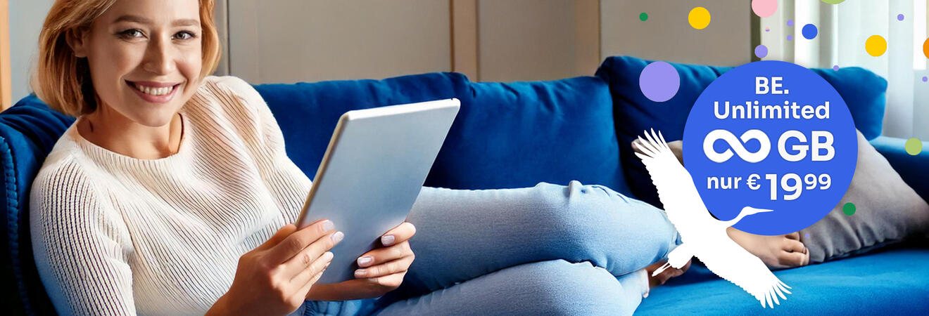 Der günstige Internettarif für dein Zuhause mit schnellem LTE und unlimitiertem Datenvolumen